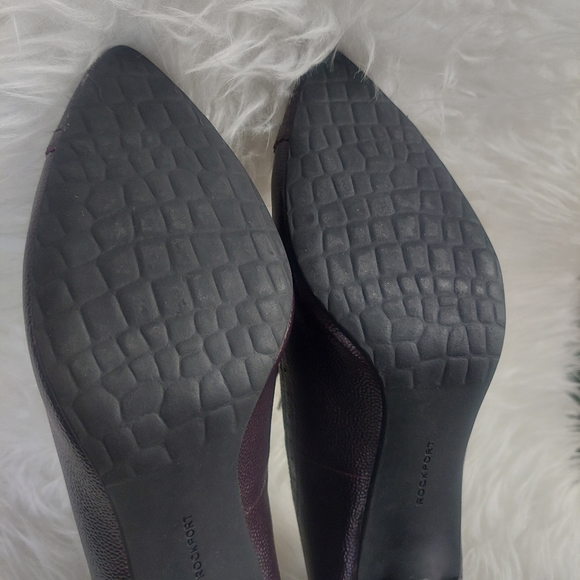 Rockport Lianna Brouge Oxford Leather Shoes Size 9.5 - Picture 11 of 11